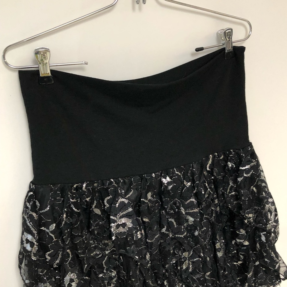 NWT Rue 21 Sparkling Ruffle Mini Skirt Size L - Picture 4 of 7